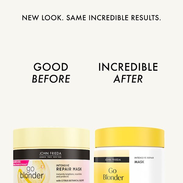 John Frieda Go Blonder Intensive Repair Mask 250Ml