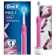 Oral-B Pro 1 680 Pink Electric Toothbrush with Travel Case