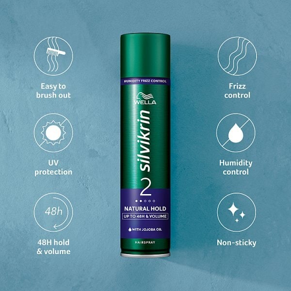 Wella Silvikrin Natural Hold Hairspray, 250 ml