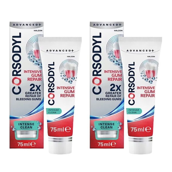 Corsodyl Gum Repair Intense Clean Toothpaste 2x75ml