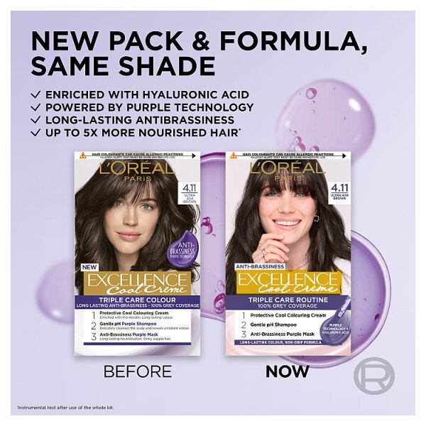L'Oréal Excellence Cool Crème 4.11 Ultra Ash Brown