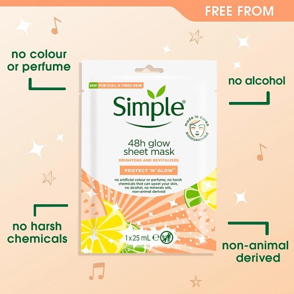 Simple Kind to Skin Radiance Boosting Sheet Mask 1 PC