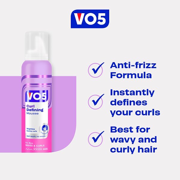 VO5 Curl Defining Hair Mousse 200ml