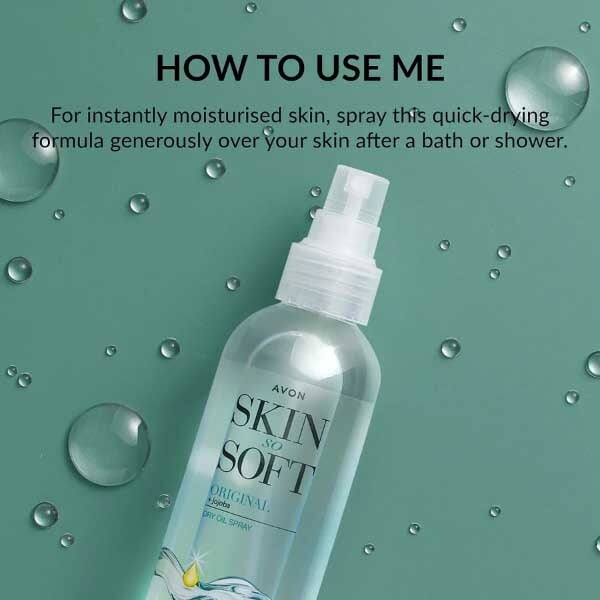 Avon Skin So Soft Original Dry Oil Spray with Jojoba Oil 150ml