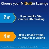 NiQuitin Mint 2mg Lozenges, 132 Lozenges- Quit Smoking Aid