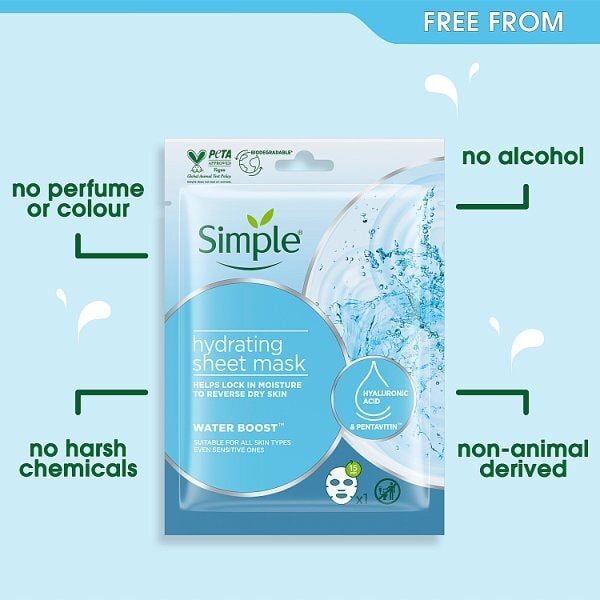 DNRSimple Water Boost Hydrating Sheet Mask 1pc