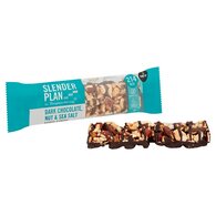 Superdrug Slenderplan Dark Chocolate & Sea Salt Nut Bar 40g