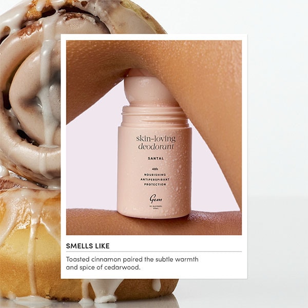 Gem Skin-Loving Roll On Deodorant: Santal 50ml