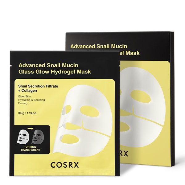 Advanced Snail Mucin Glass Glow Hydrogel Mask