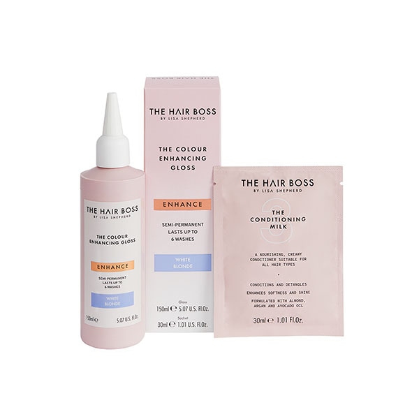 The Hair Boss Colour Enhancing Gloss White Blondes