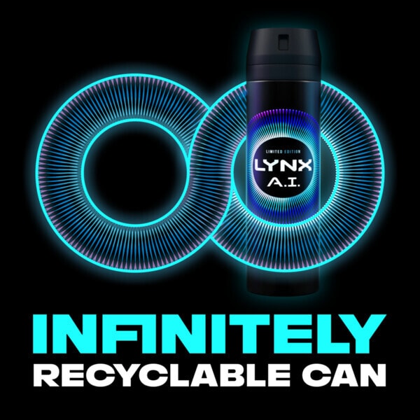 Lynx Men A.I. Bodyspray Deodorant Aerosol 150ml