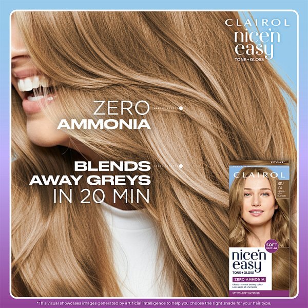 Clairol Nice'n Easy Zero Ammonia Hair Dye - Dark Blonde