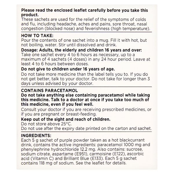 S/D MAX COLD FLU RELIEF BCURRANT 10S