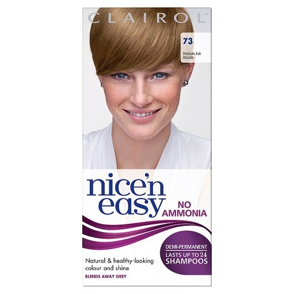 DNR Clairol Nice'n Easy No Ammonia Hair Dye, 73 Ash Blonde