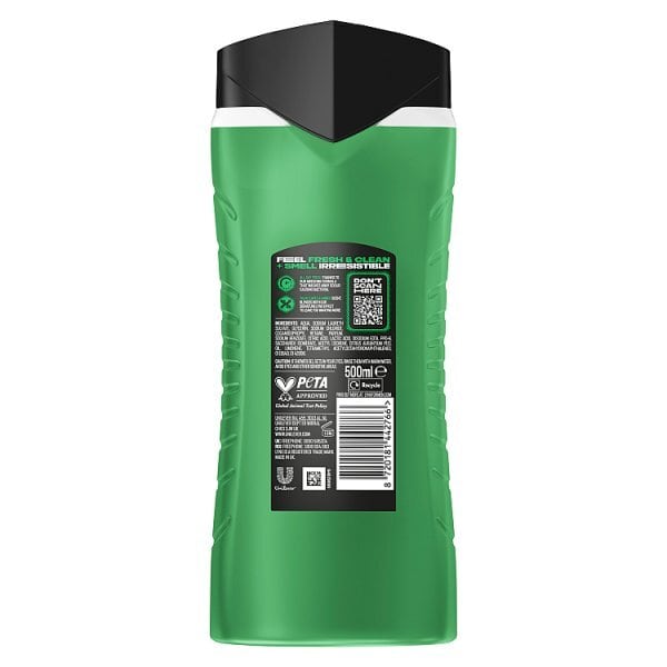 Lynx 3-In-1 Body Wash Jungle Fresh 500ml