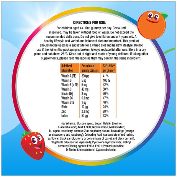 Centrum Kids Multigummies Orange & Mixed Berry