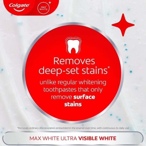 Colgate Max Ultra Active Foam Whitening Toothpaste 75Ml