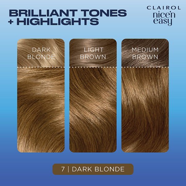 Clairol Nice'n Easy Hair Dye 7 Dark Blonde