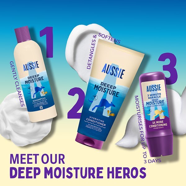 Aussie Deep Moisture Shampoo 300ml