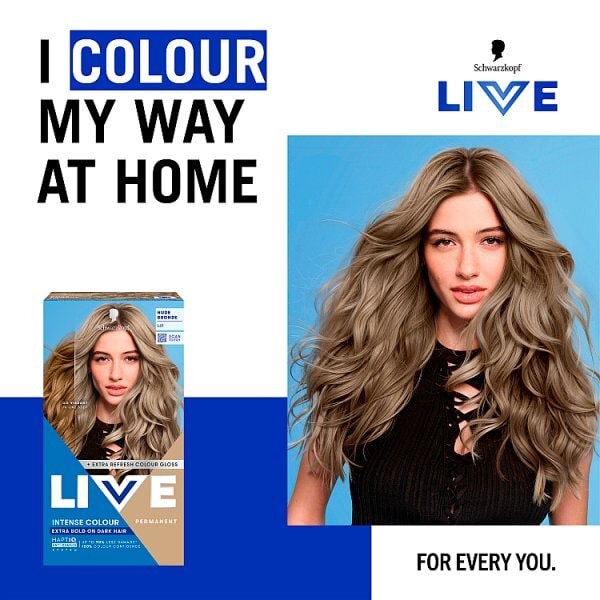 Schwarzkopf LIVE L26 Nude Bronde Permanent Hair Dye