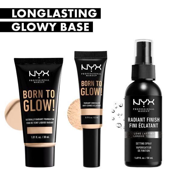 NYX Professional Makeup Born To Glow Radiant Foundation Buff