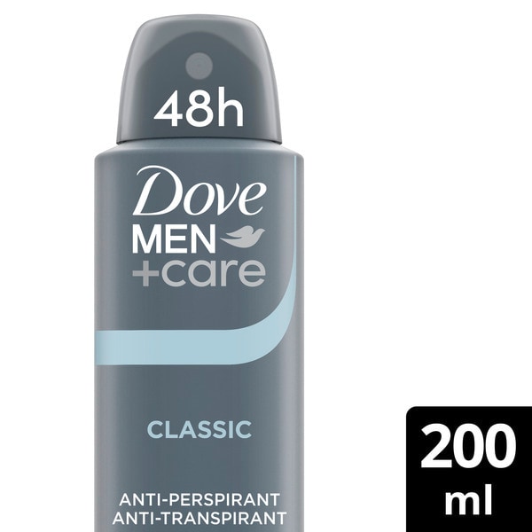 Dove Men+Care Antiperspirant Aerosol Deodorant Classic 200ml