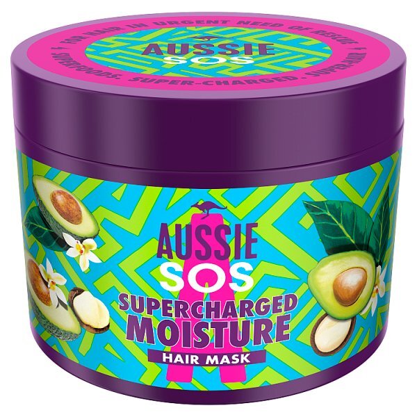 DNR  Aussie SOS Supercharged Moisture Vegan Hair Mask, 450ml
