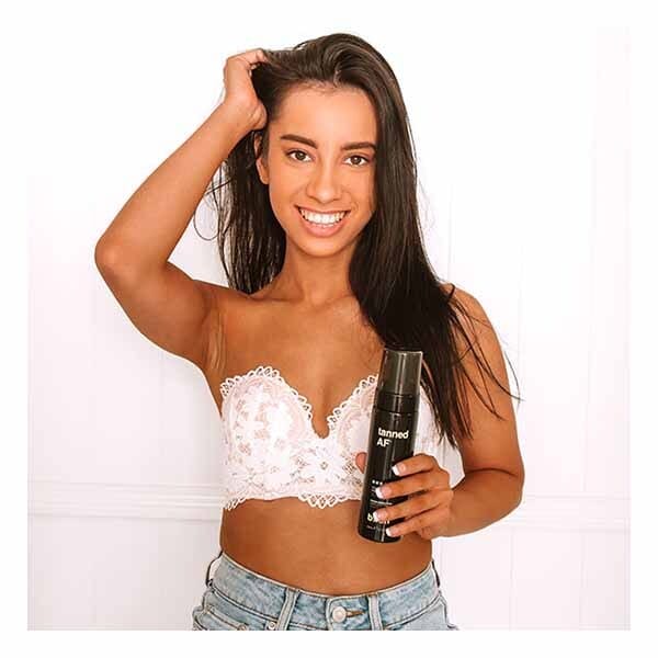 b.tan tanned AF... self tan mousse