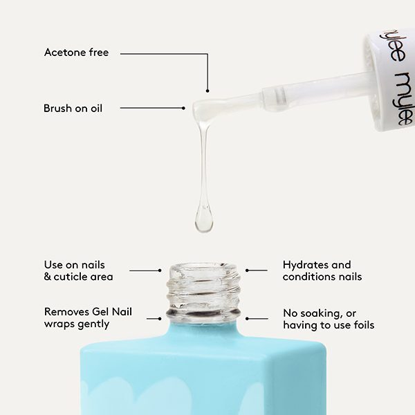 Mylee Gel Nail Wrap Remover Oil 15Ml