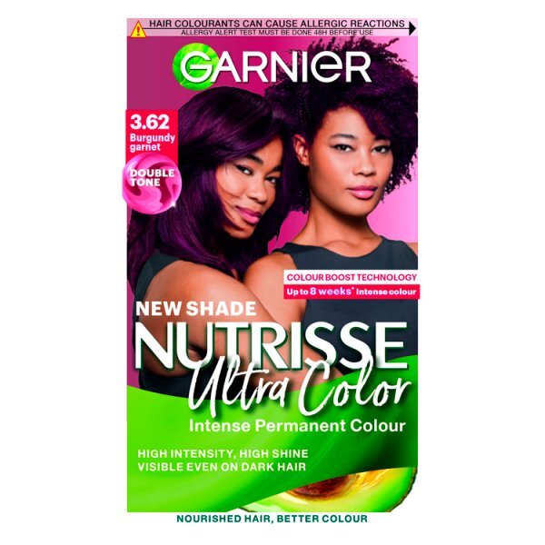 Garnier Nutrisse Permanent Hair Dye Burgundy Garnet 3.62 Hair