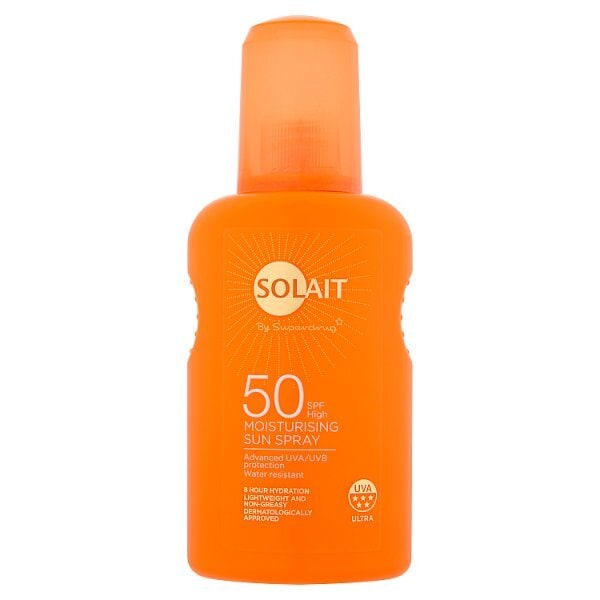 Solait Moisturising Sun Cream Spray SPF50 200ml