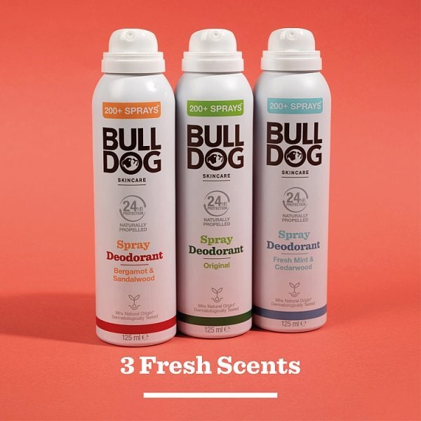 Bulldog Skincare  Bergamot & Sandalwood Spray Deo 125ml