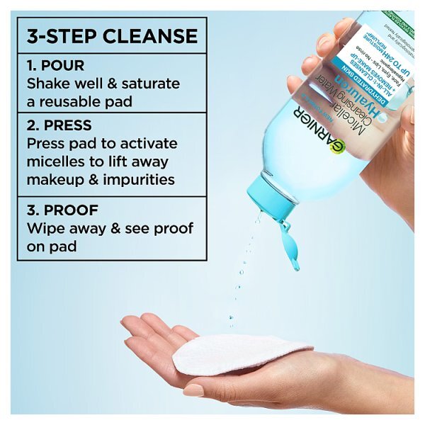 Garnier Micellar Hyaluronic Aloe Cleansing Water Dehydrated Skin 400ml