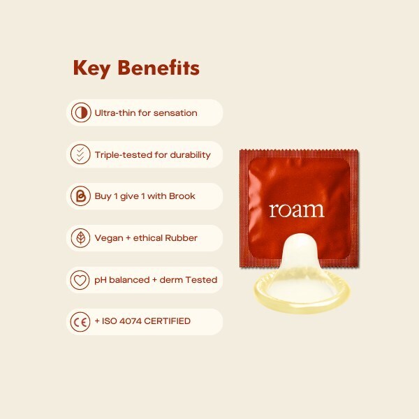 DNR Roam Skin Tone Condoms Fair 12 Pack