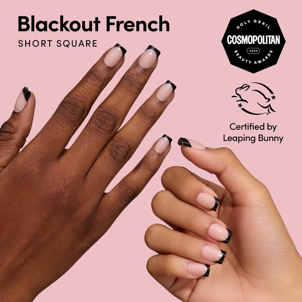 Digi Nails Blackout French