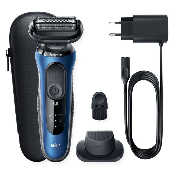 Braun Series 6 60-B1200s Electric Shaver for Men in Blue