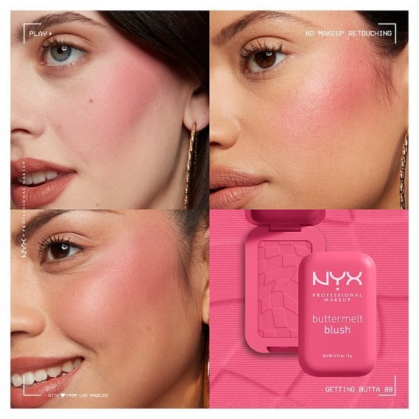 NYX Professional Makeup Buttermelt Blush Getting Butta