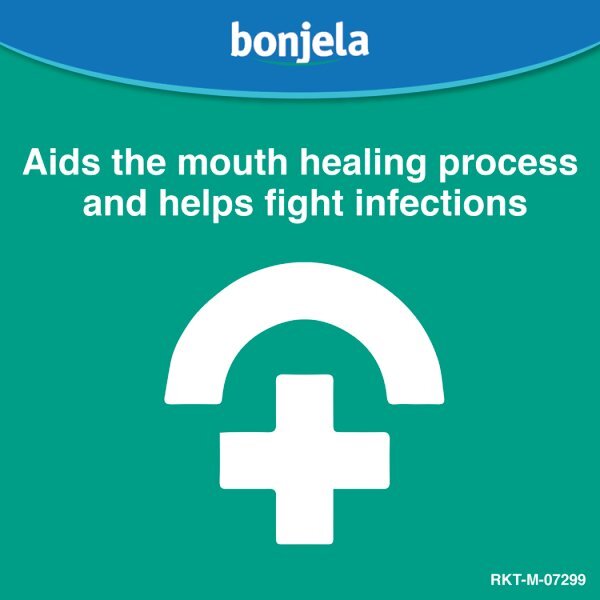 Bonjela Adult Mouth Ulcer Pain Relief Cool Mint Gel 15g