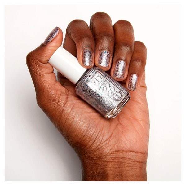 essie Core 511 Congrats! Silver Glitter Nail Polish