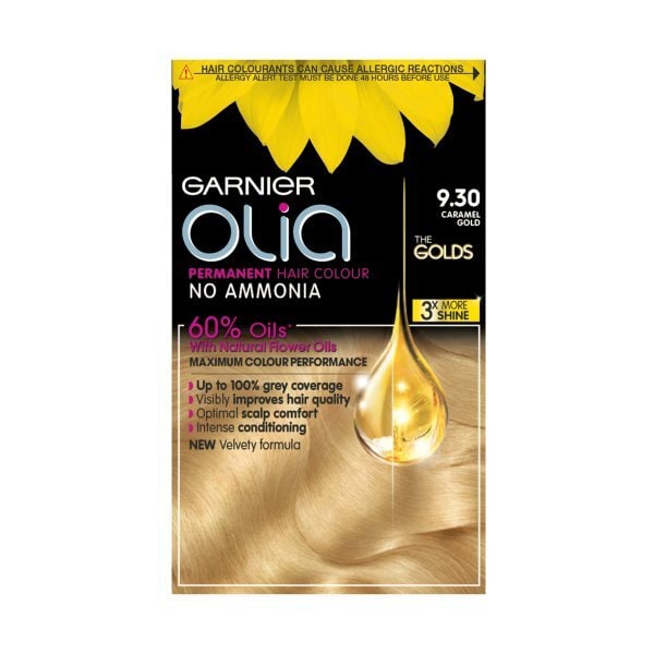 Garnier Olia Gold 9.30 Caramel Gold Permanent Hair Dye