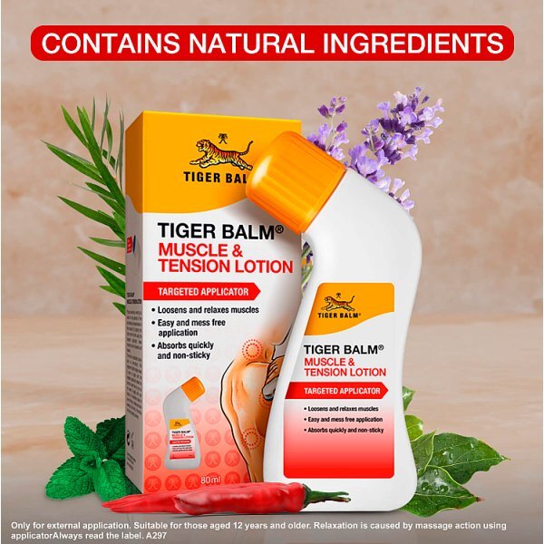 Tiger Balm Muscle & Tension Lotion