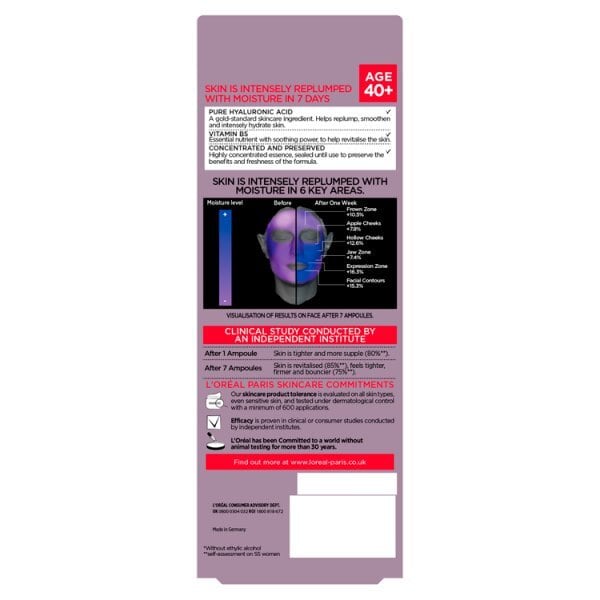 L'Oreal Paris Revitalift Filler Ampoules Hyaluronic Acid