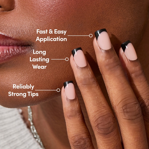 Digi Nails Blackout French