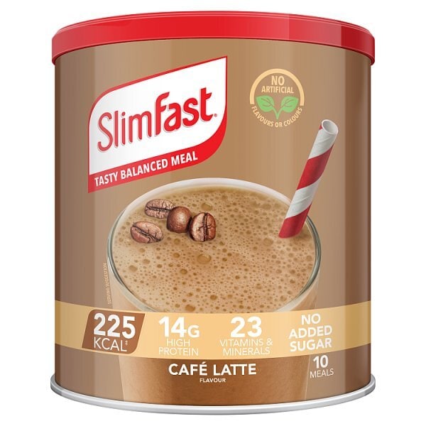 SlimFast Cafe Latte Flavour Powder 365g