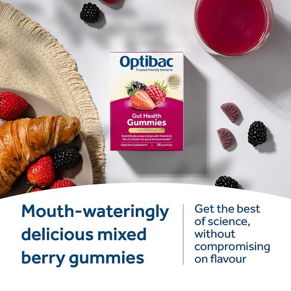 Optibac Probiotics Gut Health Gummies - 30 Gummies