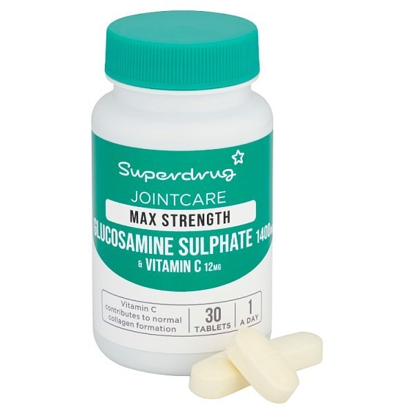Superdrug Max Strength Glucosamine 1400mg With Vit C 30s