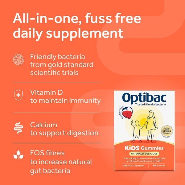 Optibac Probiotics Kids Gummies - 30 Gummies