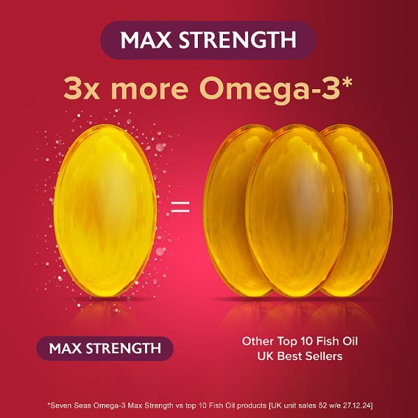 Seven Seas Omega-3 Max Strength with Vitamin D