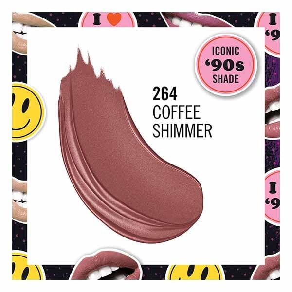 Rimmel Lasting Finish Lipstick 90s Collection, Coffee Shimmer