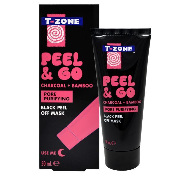 T-Zone Charcoal & Bamboo Black Peel Off Mask 50ml